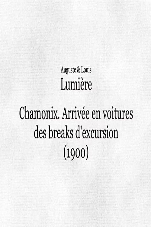 Chamonix: Arrivée en voitures des breaks d'excursion