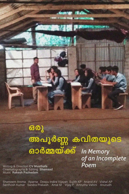 In Memory of an Incomplete Poem